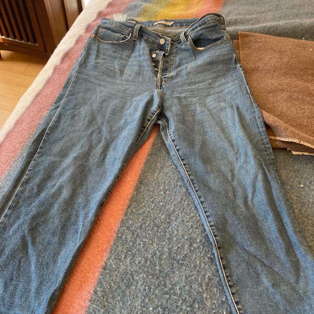 LEVI'S Ribcage Spright Ankle Jeans